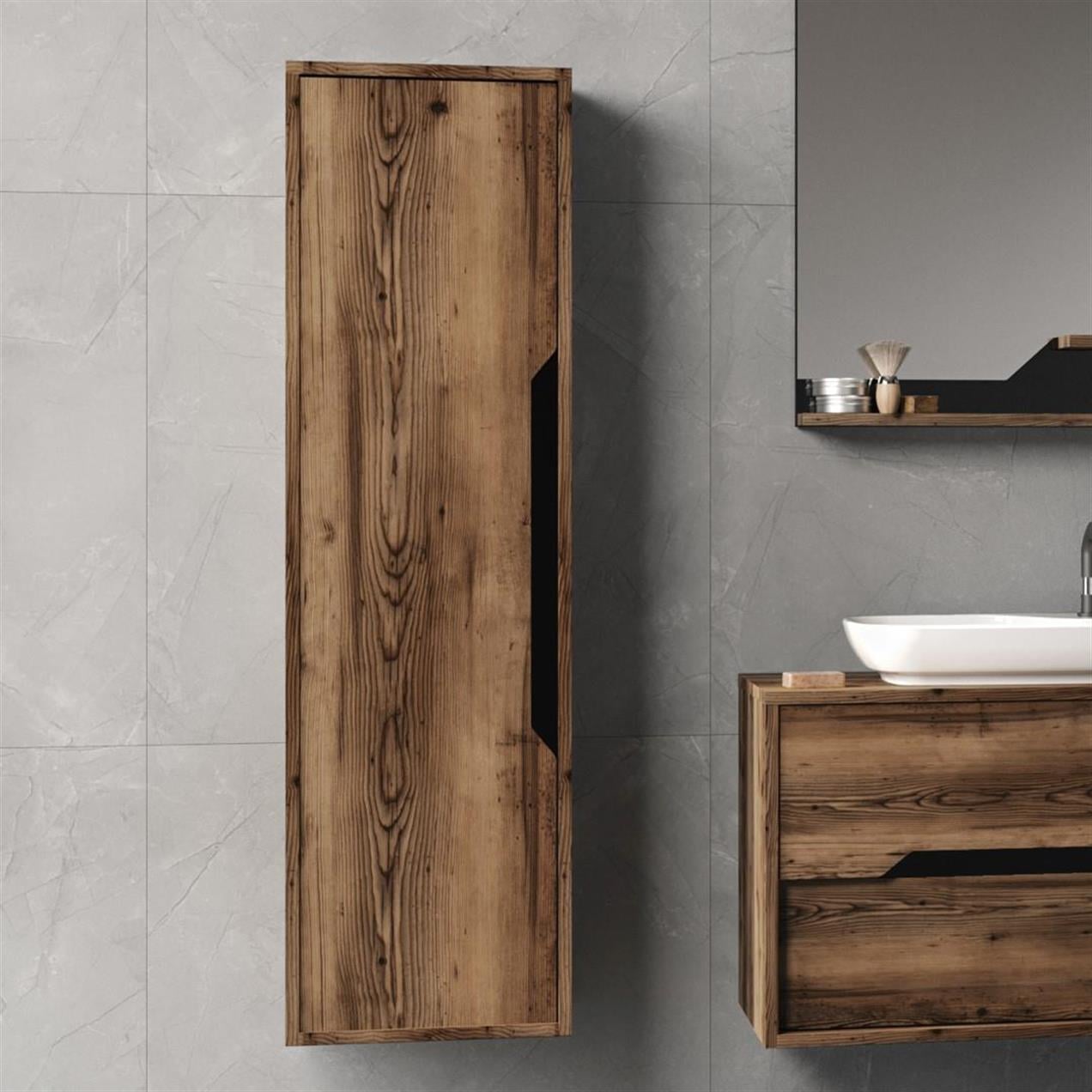 Orka Galia 40 cm MDF Lidya Banyo Boy Çamaşır Dolabı