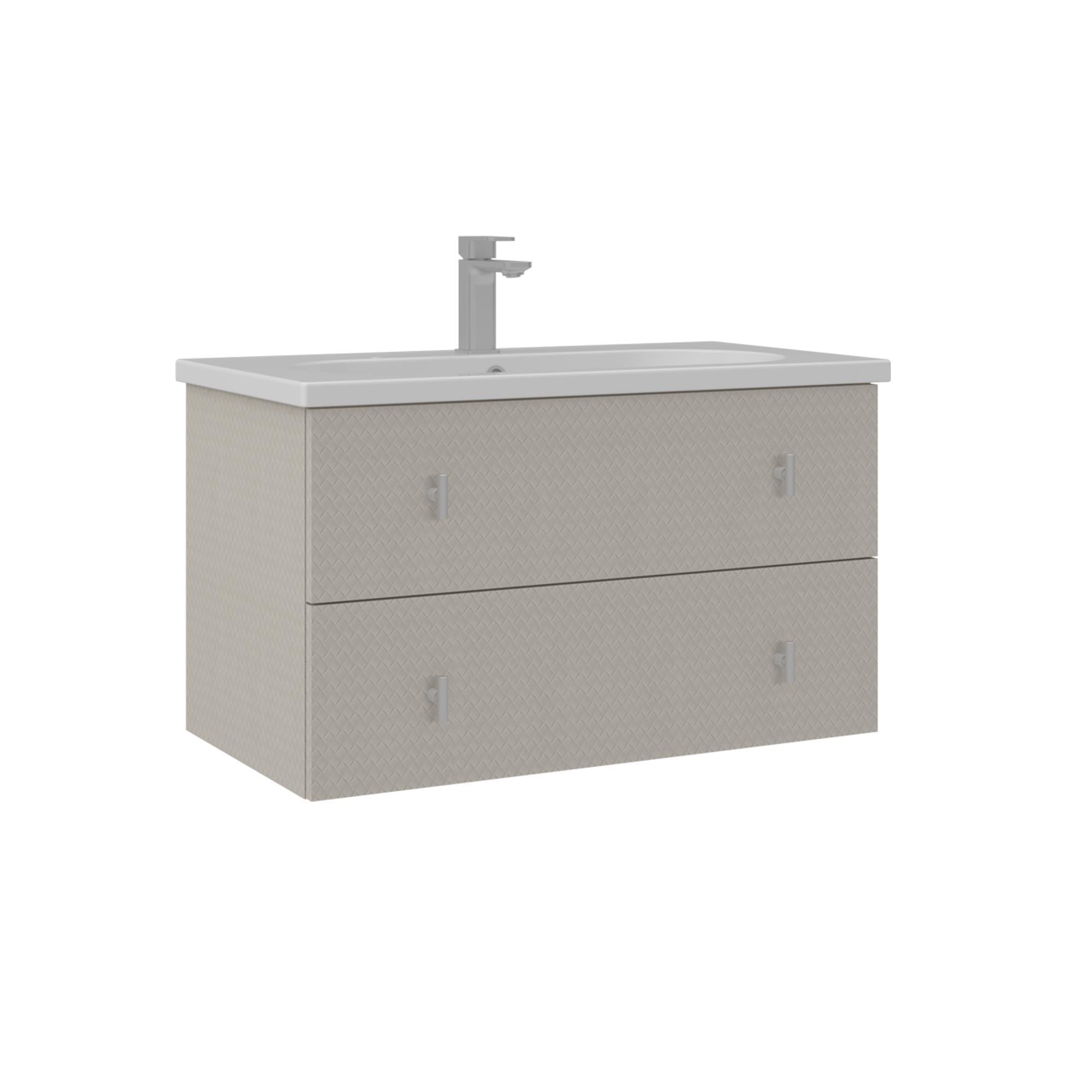 Orka Milazzo 80 cm Callisto Banyo Dolabı Alt Modül Lavabo