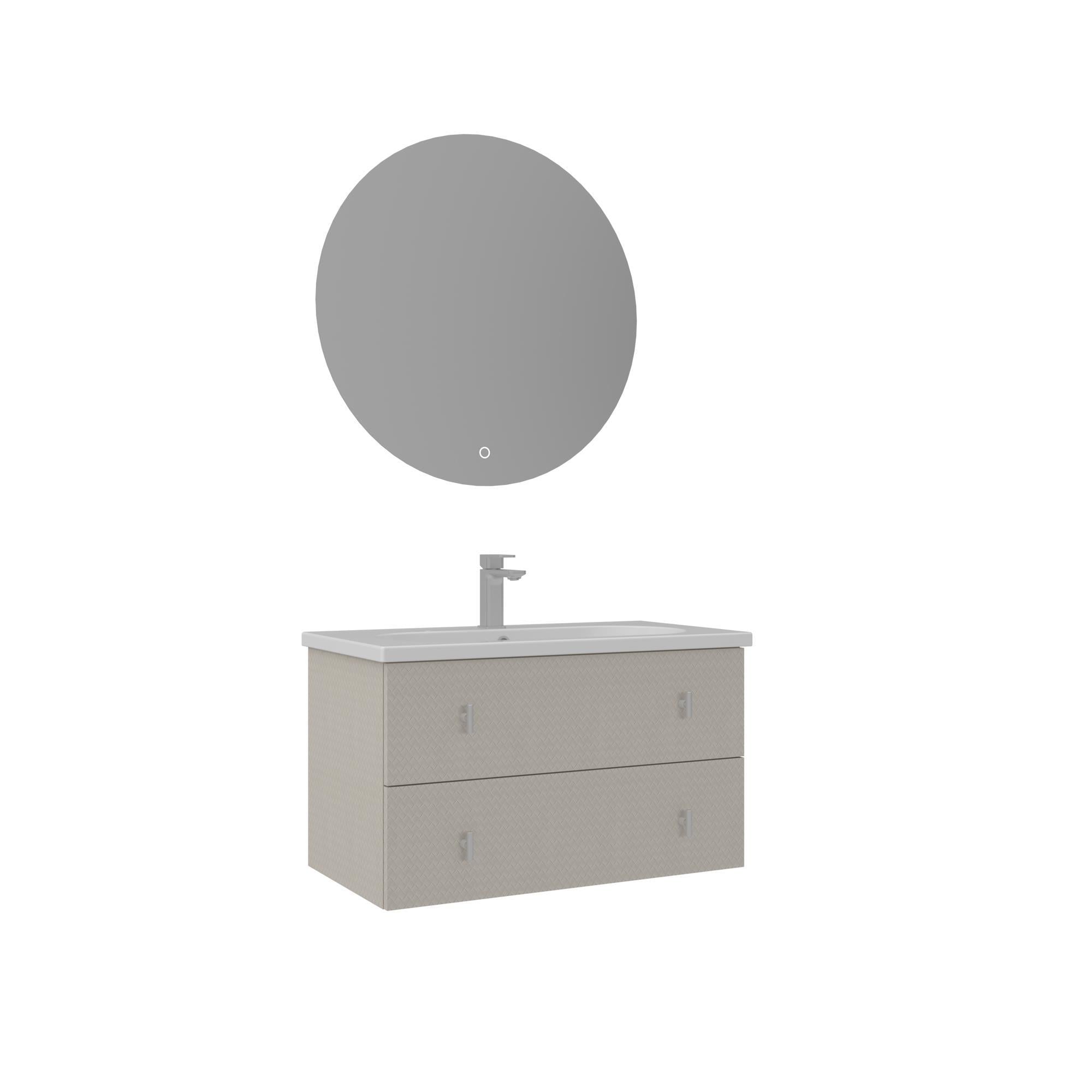 Orka Milazzo 80 cm Callisto Banyo Dolabı Takımı