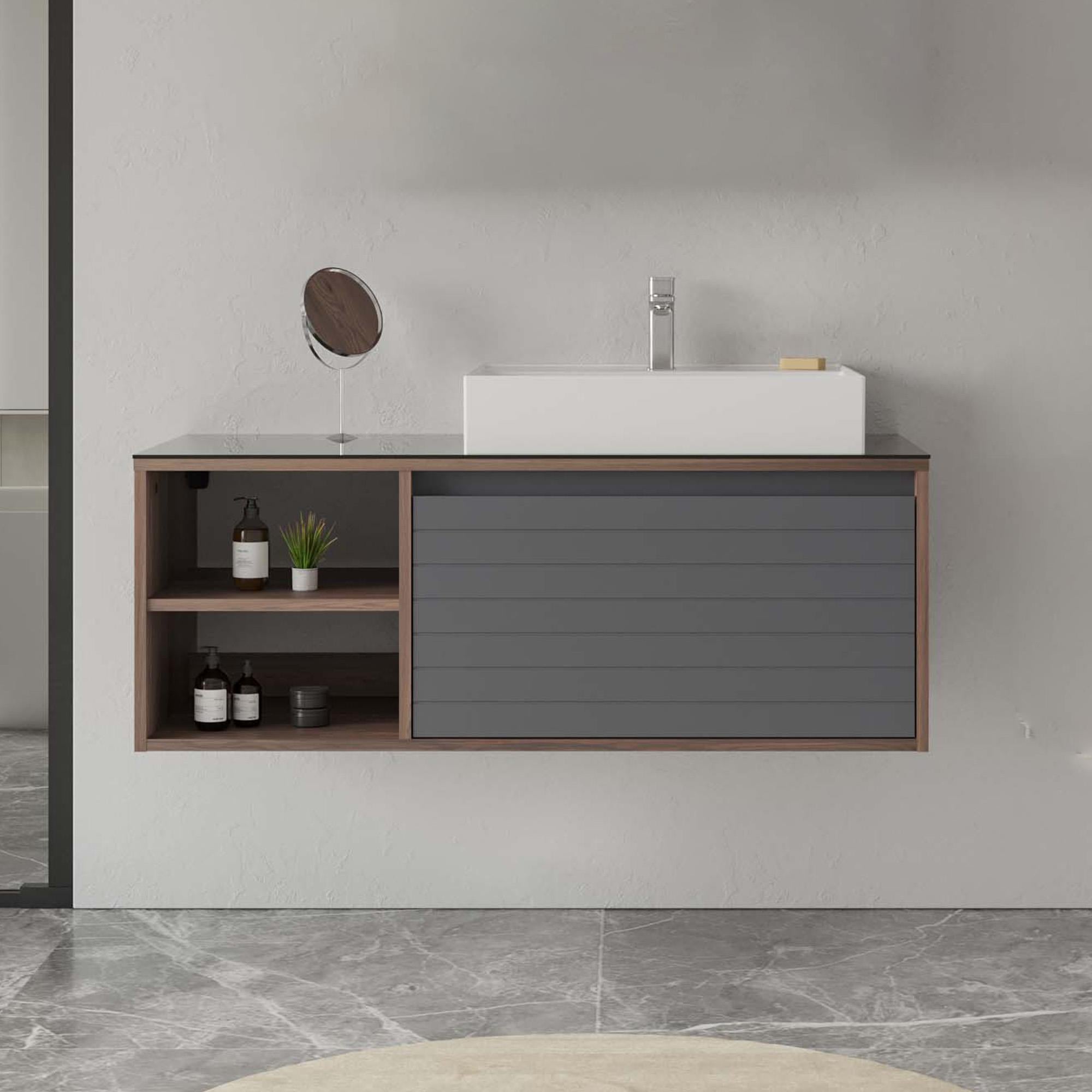 Orka Prato 120 cm Navaro Banyo Dolabı Alt Modül Lavabo