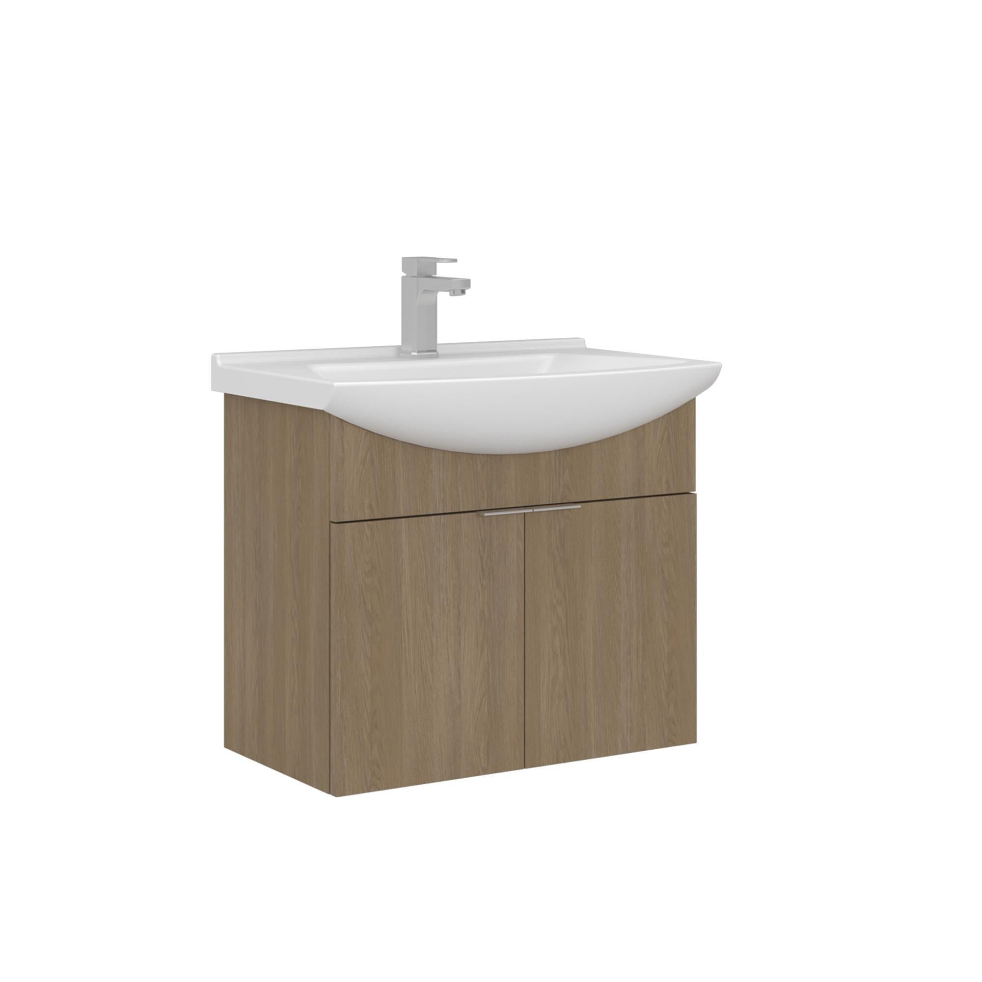 Orka Purus 65 cm Budva Banyo Dolabı Alt Modül Lavabo (Asma)