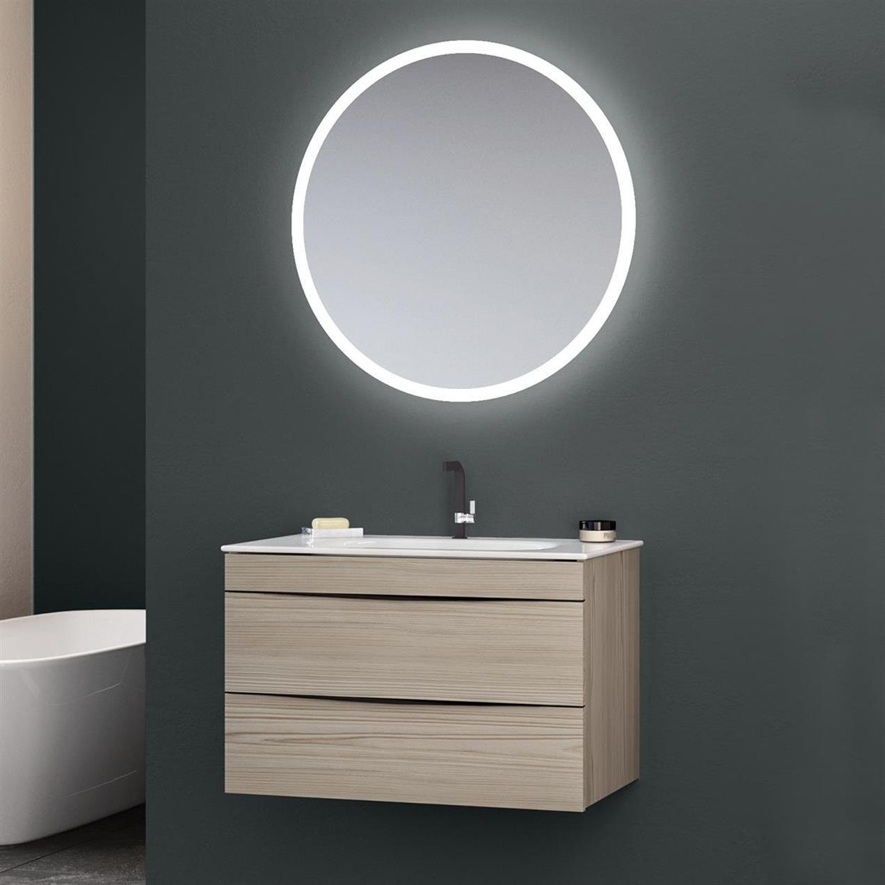 Orka Vento 60 cm MDF Glassgow Banyo Dolabı Takımı