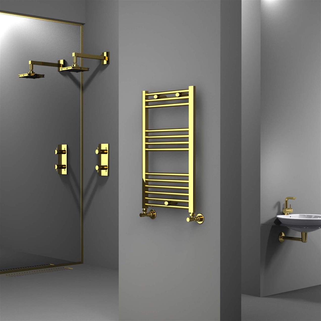 Radiva Haiti Banyo Havlupan 50x80 Altın Renkli