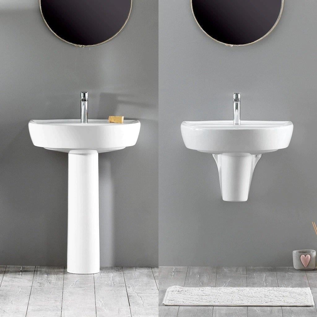 TURKUAZ Bella Lavabo 50*60 cm (Bella Uzun Ayaklı)