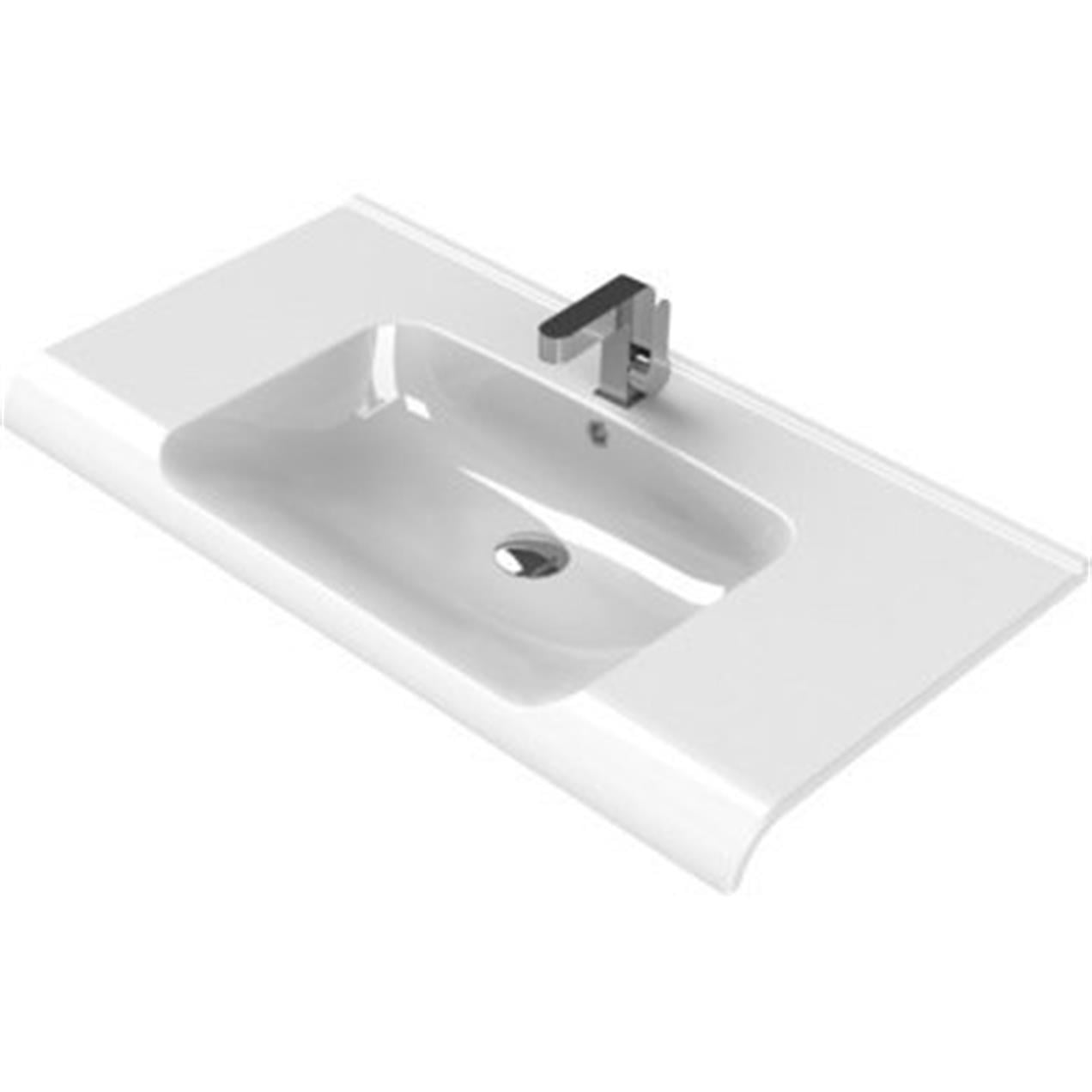 Turkuaz Cerastyle Anova Etajer Uyumlu Lavabo 100*50 cm