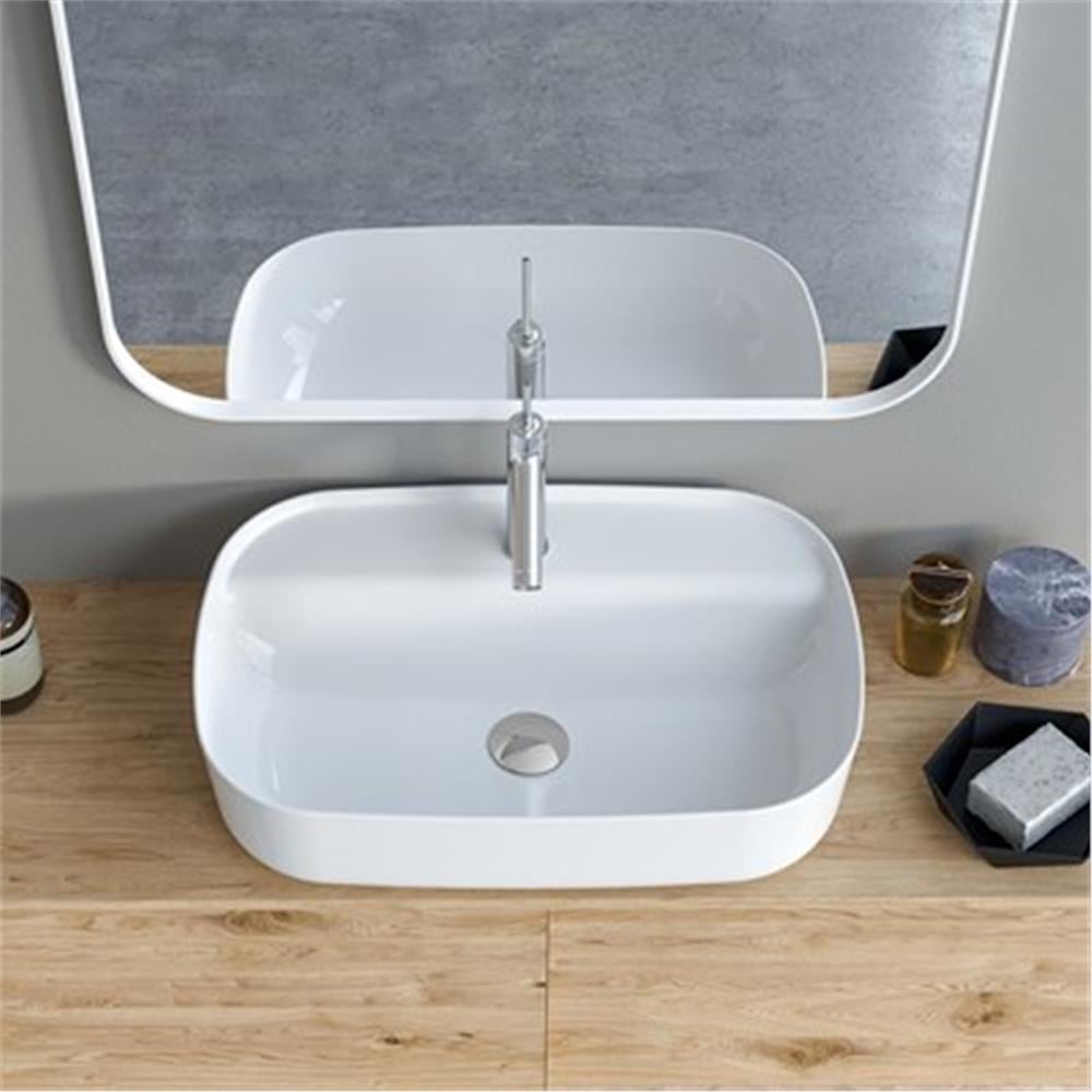 Turkuaz Cerastyle Aqua Tezgah Üstü Lavabo 60x40 cm