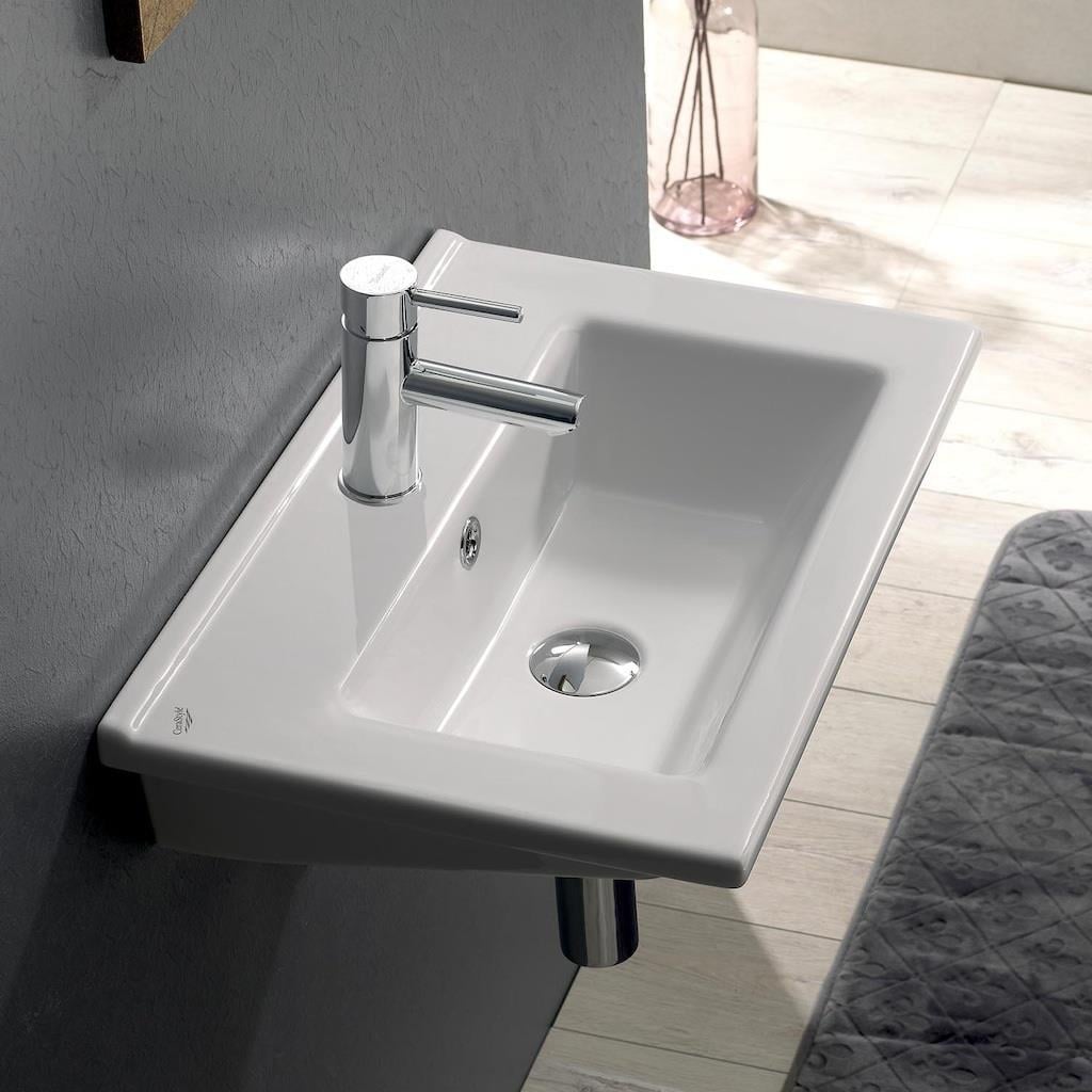 Turkuaz Cerastyle Arte Etajer Uyumlu Mini Lavabo 55*36,5 cm