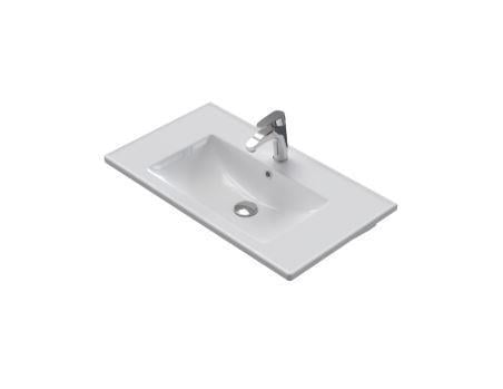 Turkuaz Cerastyle Arte Plus Etajer Uyumlu Lavabo 80*45 cm