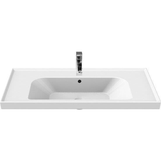 Turkuaz Cerastyle Frame Etajer Uyumlu Damlalıklı Lavabo  80*45 cm