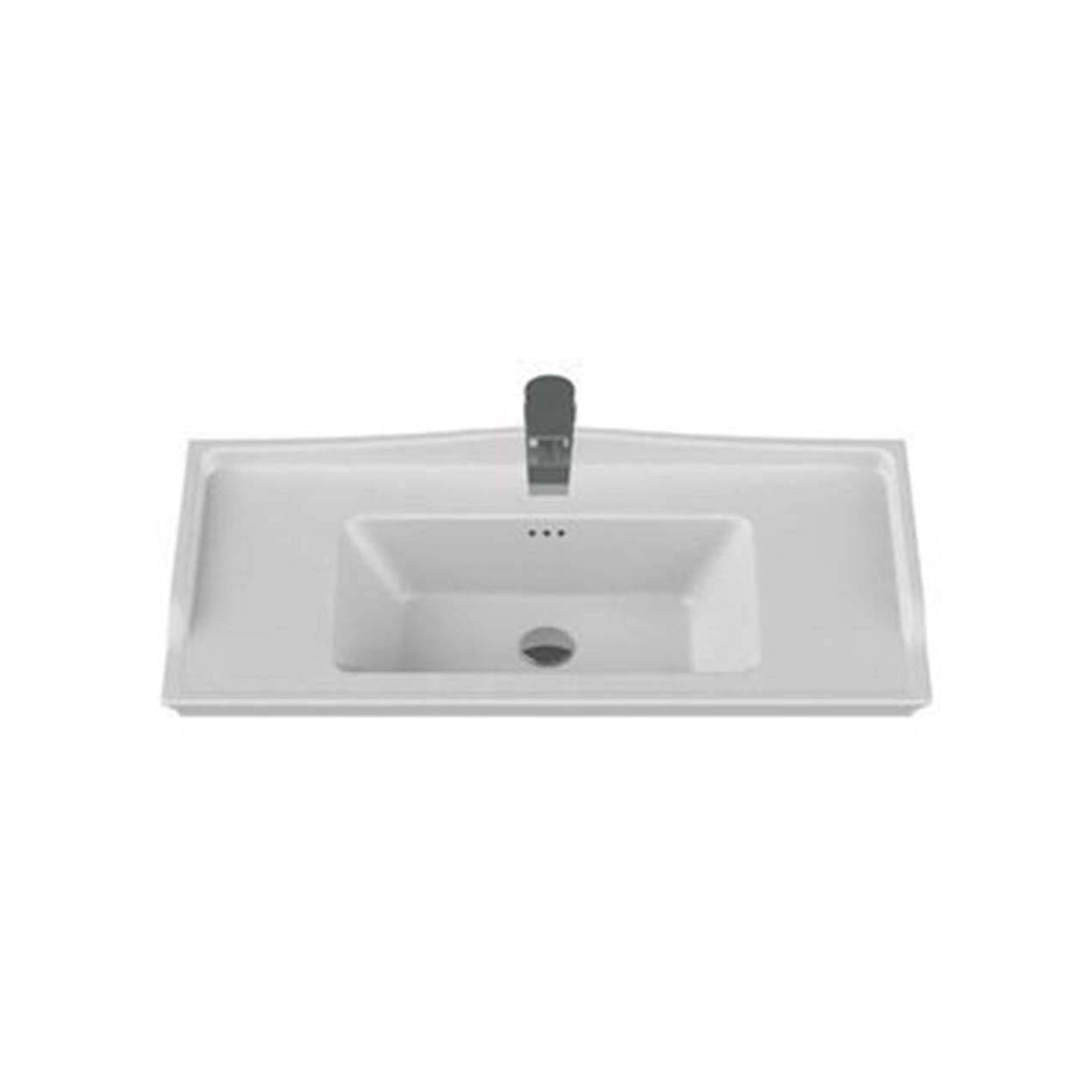 Turkuaz Cerastyle Kapadokya Etajer Uyum Damlalık Lavabo 100*48cm