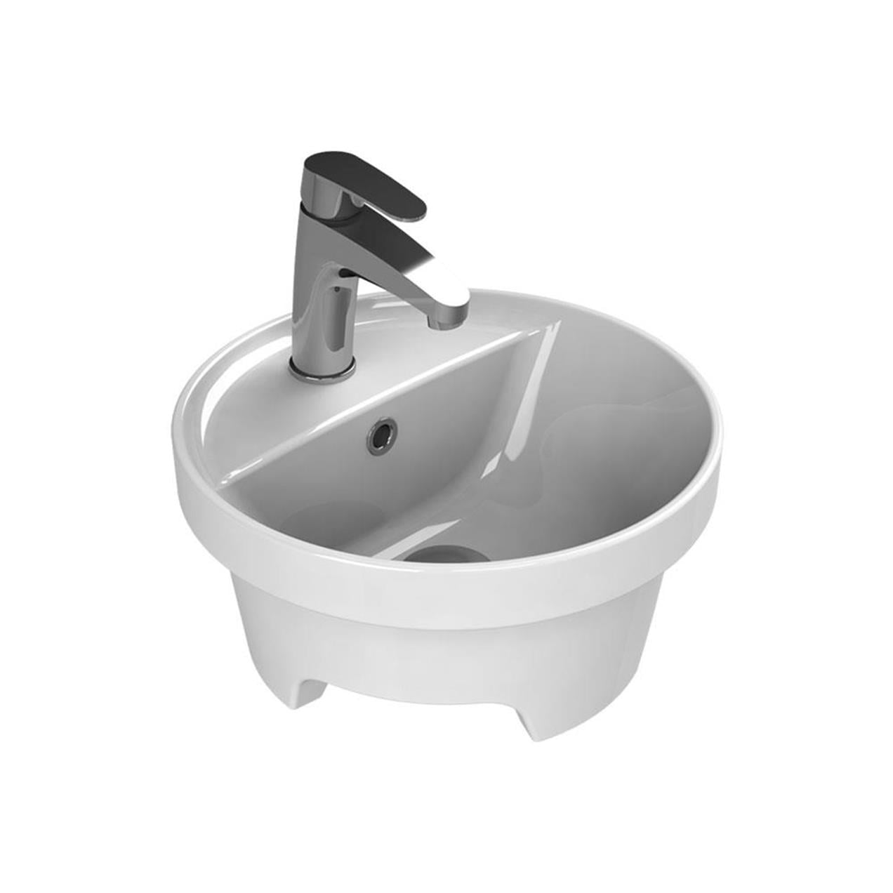 Turkuaz Cerastyle Suit Tezgah Üstü Lavabo Ø38