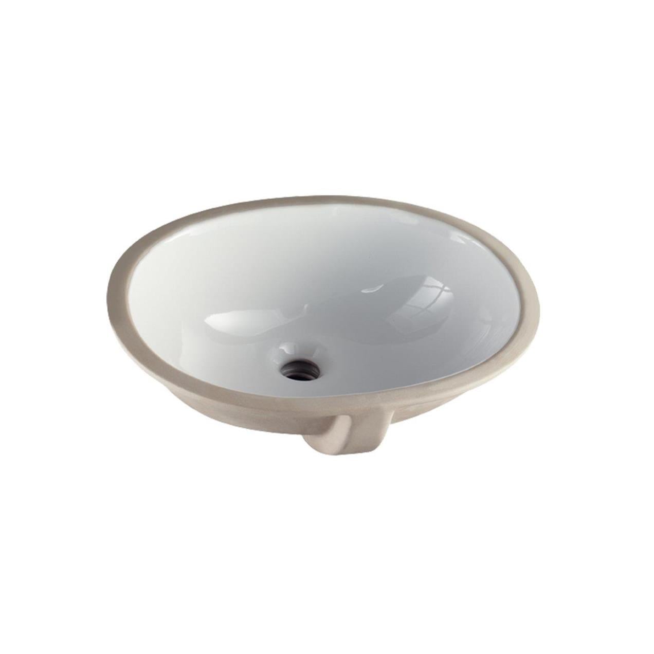 Turkuaz Cerastyle Tezgah Altı Hilton Yapıştırma Lavabo 55*43 cm