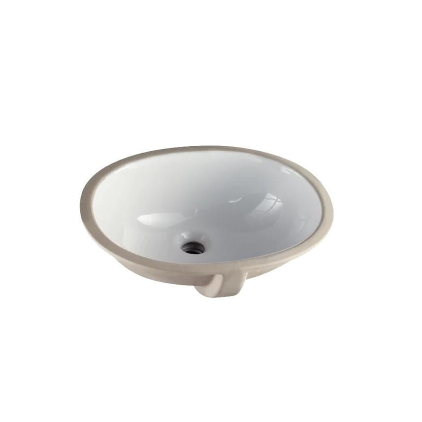 Turkuaz Cerastyle Tezgah Altı Hilton Yapıştırma Lavabo 35*30 cm
