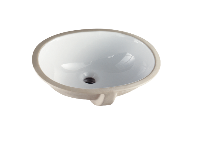 Turkuaz Cerastyle Tezgah Altı Hilton Yapıştırma Lavabo 44*34 cm