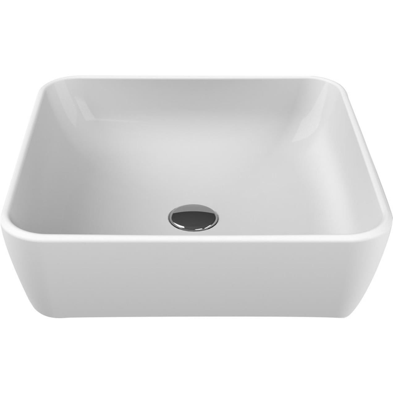 Turkuaz One Lavabo 46*46 cm, Tezgah Üstü Çanak Kare Model