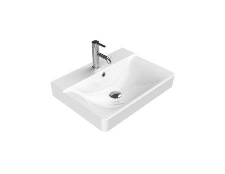 Turkuaz Yeni Mona Etajer Uyumlu Lavabo 60*45 cm