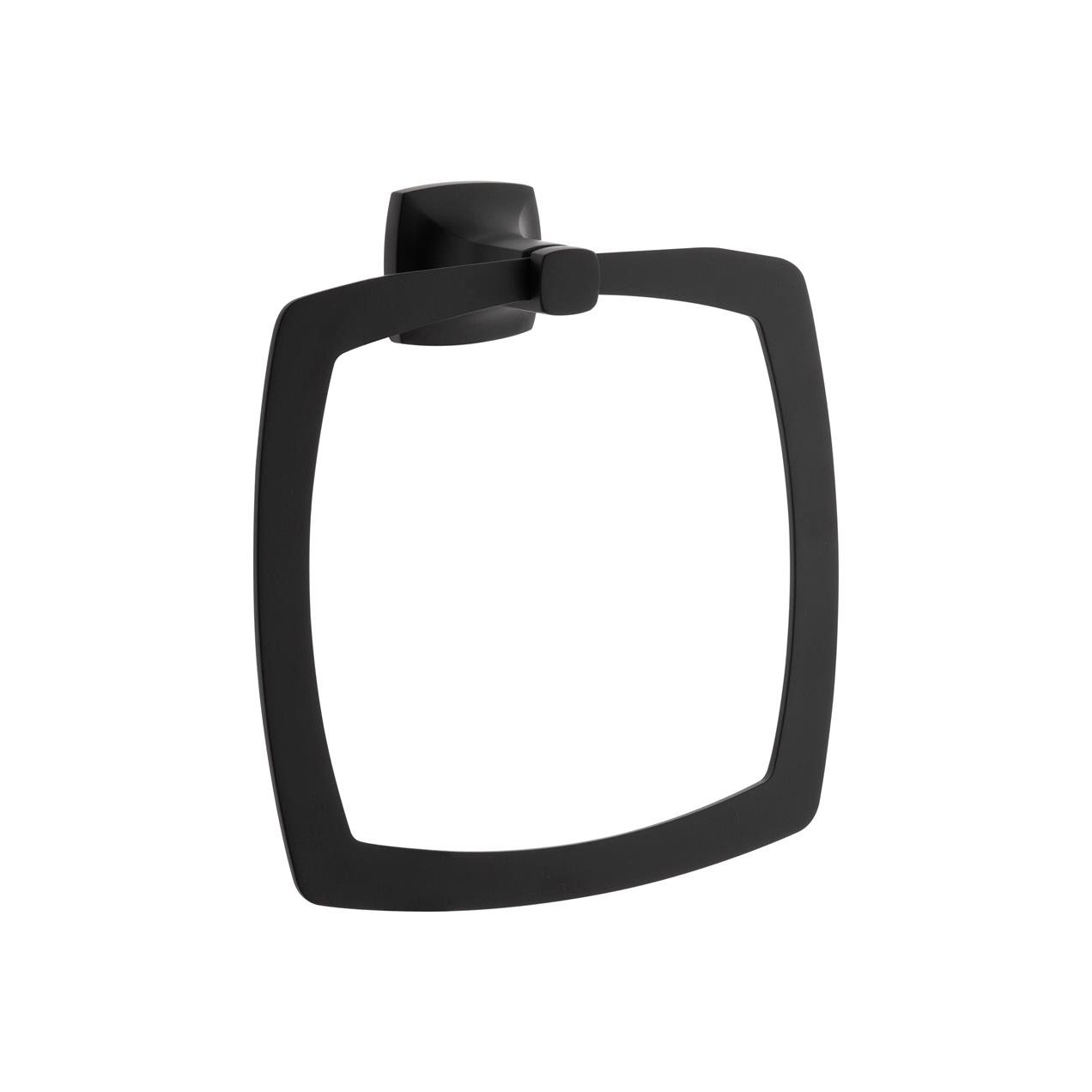 Vitra Base 400 Mat Siyah Halka Havluluk A4412036