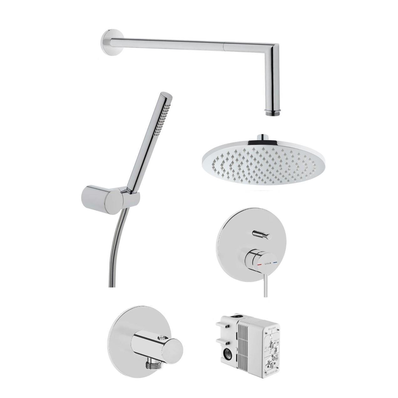 VitrA Origin Krom Ankastre Tepe Banyo Duş Seti