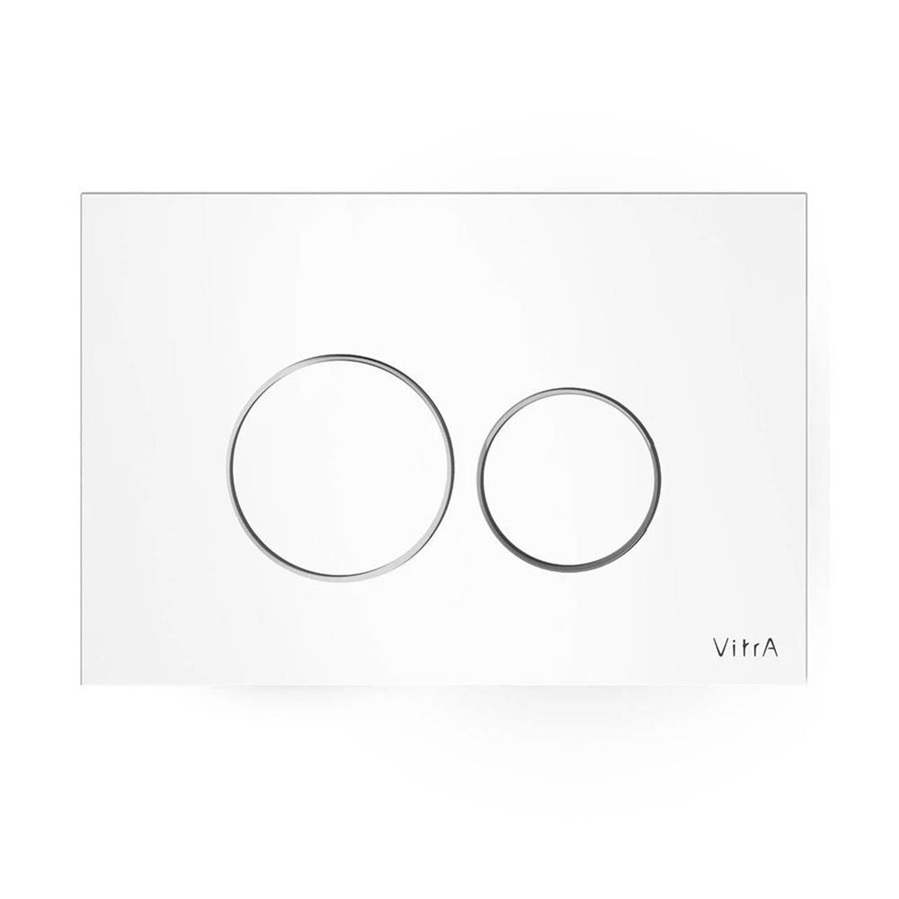 VitrA Origin Mekanik Kumanda Paneli Beyaz Cam 740-1600