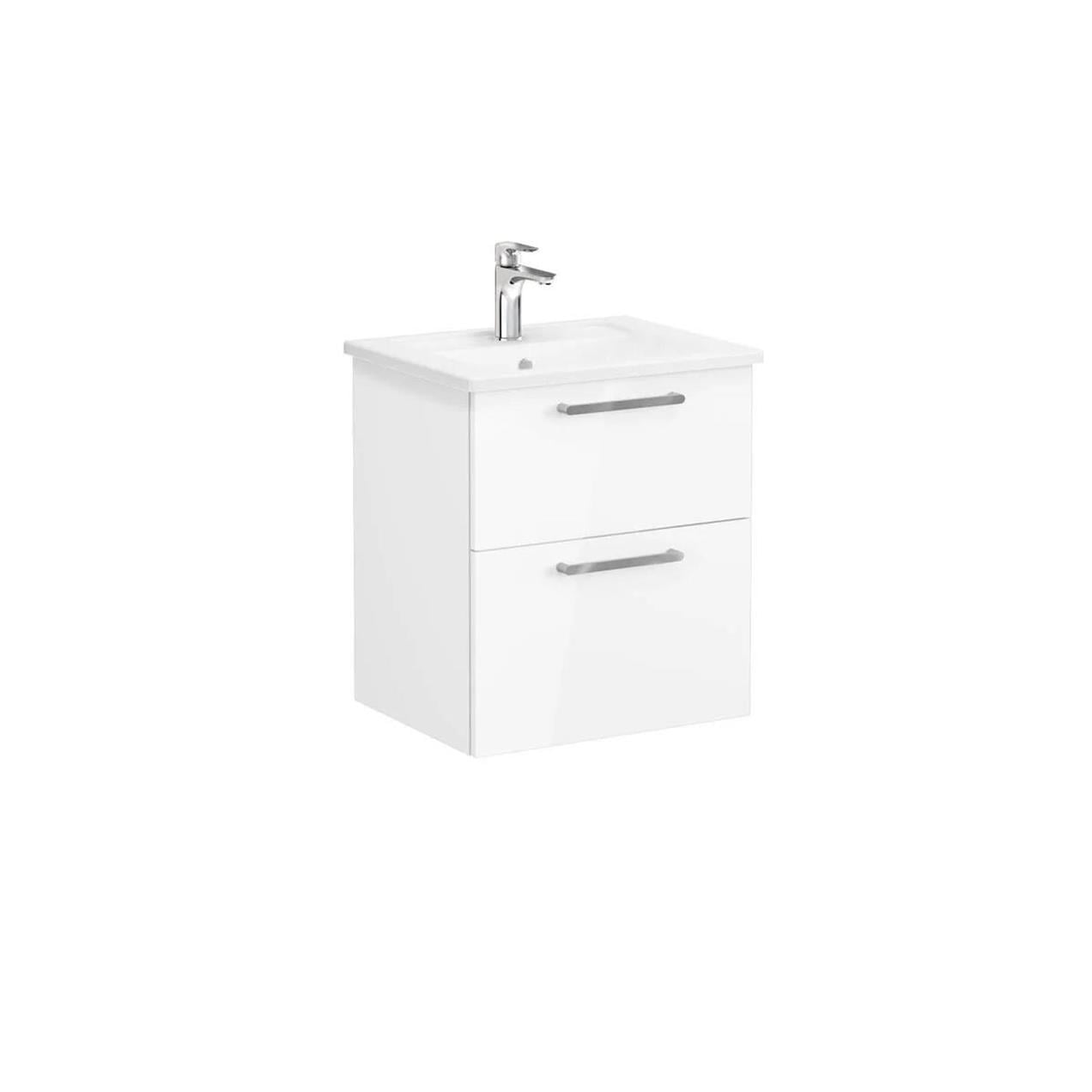 Vitra Root Flat 60 cm Beyaz Çekmeceli Banyo Dolabı Alt Modül Lavabo