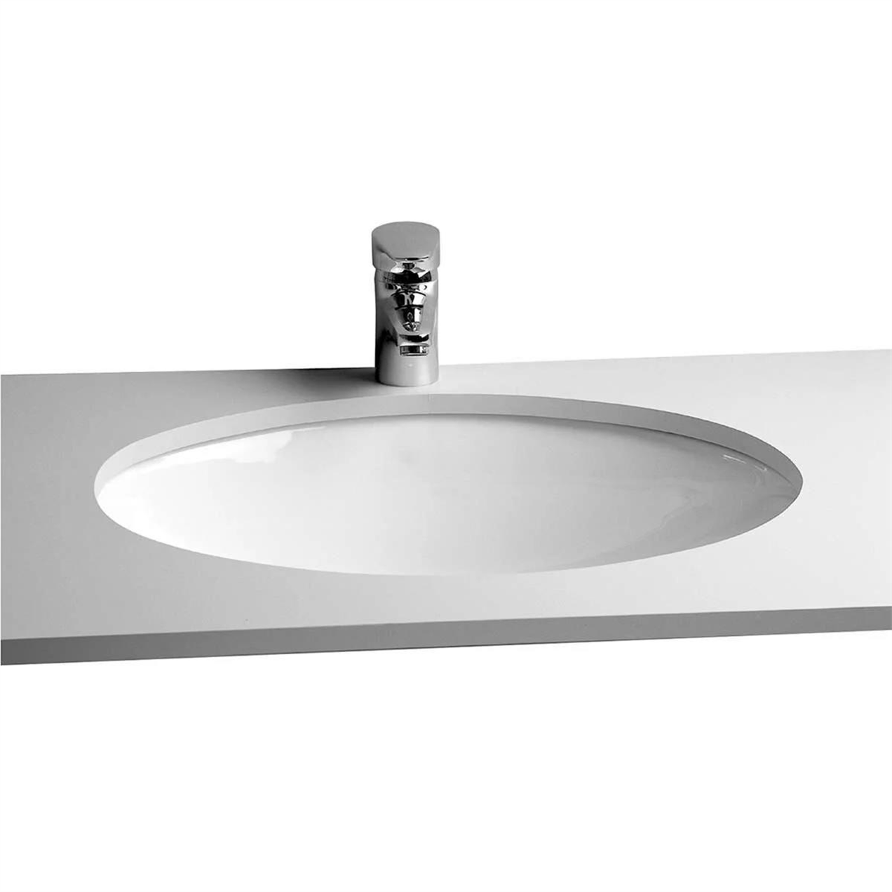 Vitra S20 52 cm Beyaz Hilton Tezgah Altı Lavabo 6069B003-0012