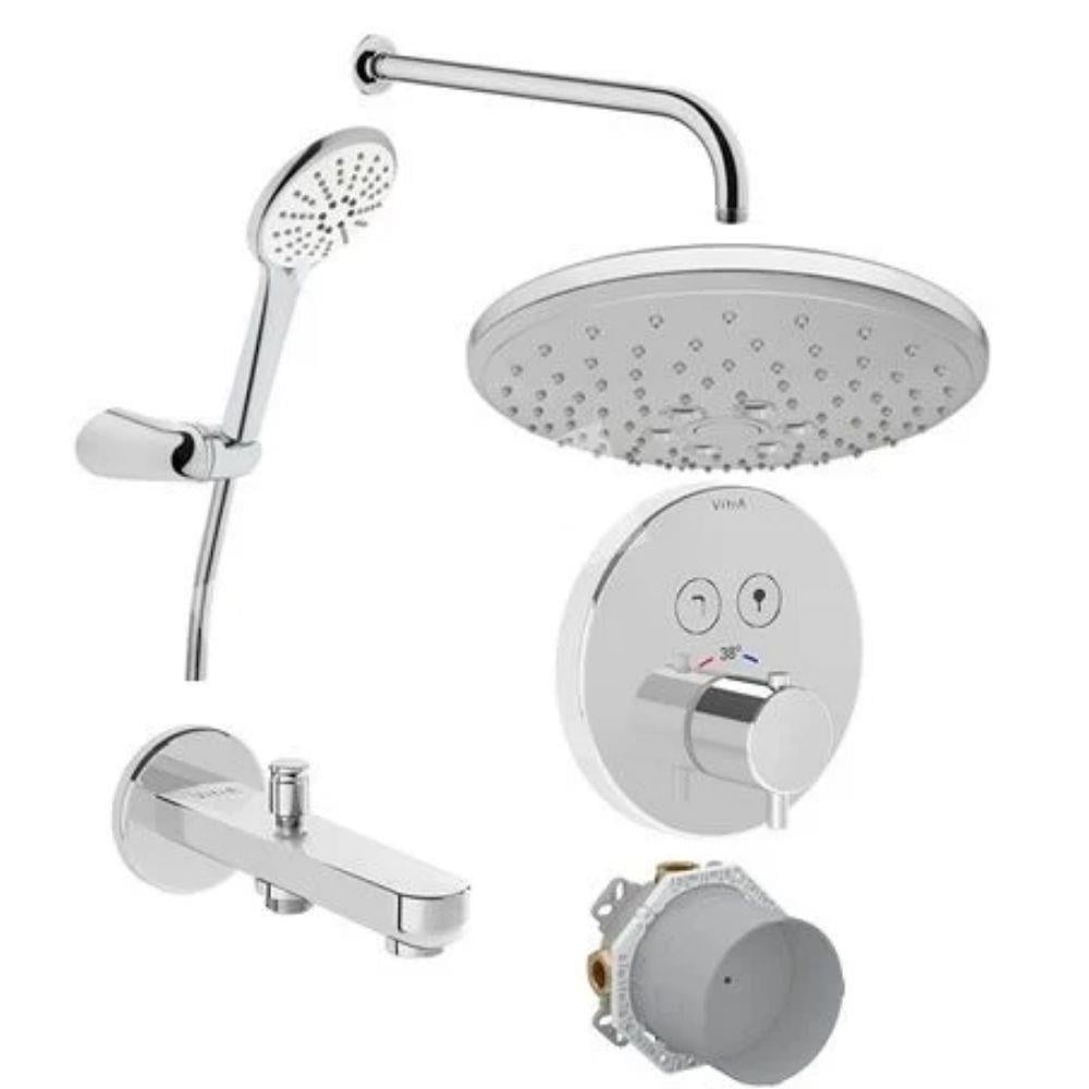 Artema AquaControl Round Ankastre Termostatik Duş Seti A49293