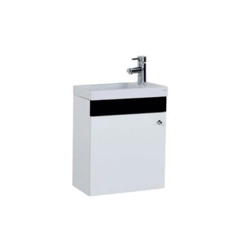 Creavit Elmas Mini Küçük Lavabo 45 cm (Banyo Dolabı Dahil)