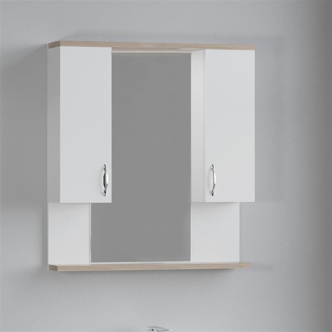 Denko Akyazı 80 cm MDF Alize Banyo Dolabı Üst Modülü