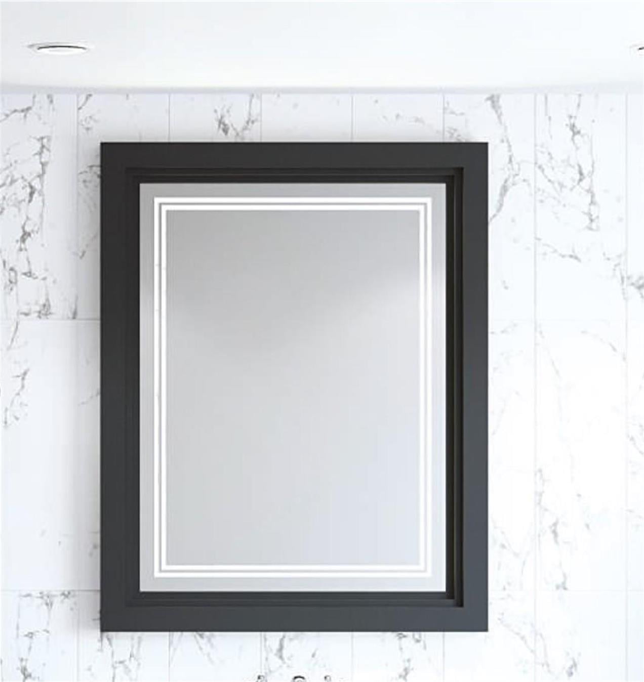 Denko Helena 100 cm MDF Füme Banyo Dolabı Aynalı Üst Modülü