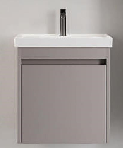 Denko Milano 50 cm (Kül Gri) Banyo Dolabı (Alt Modül Lavabo)