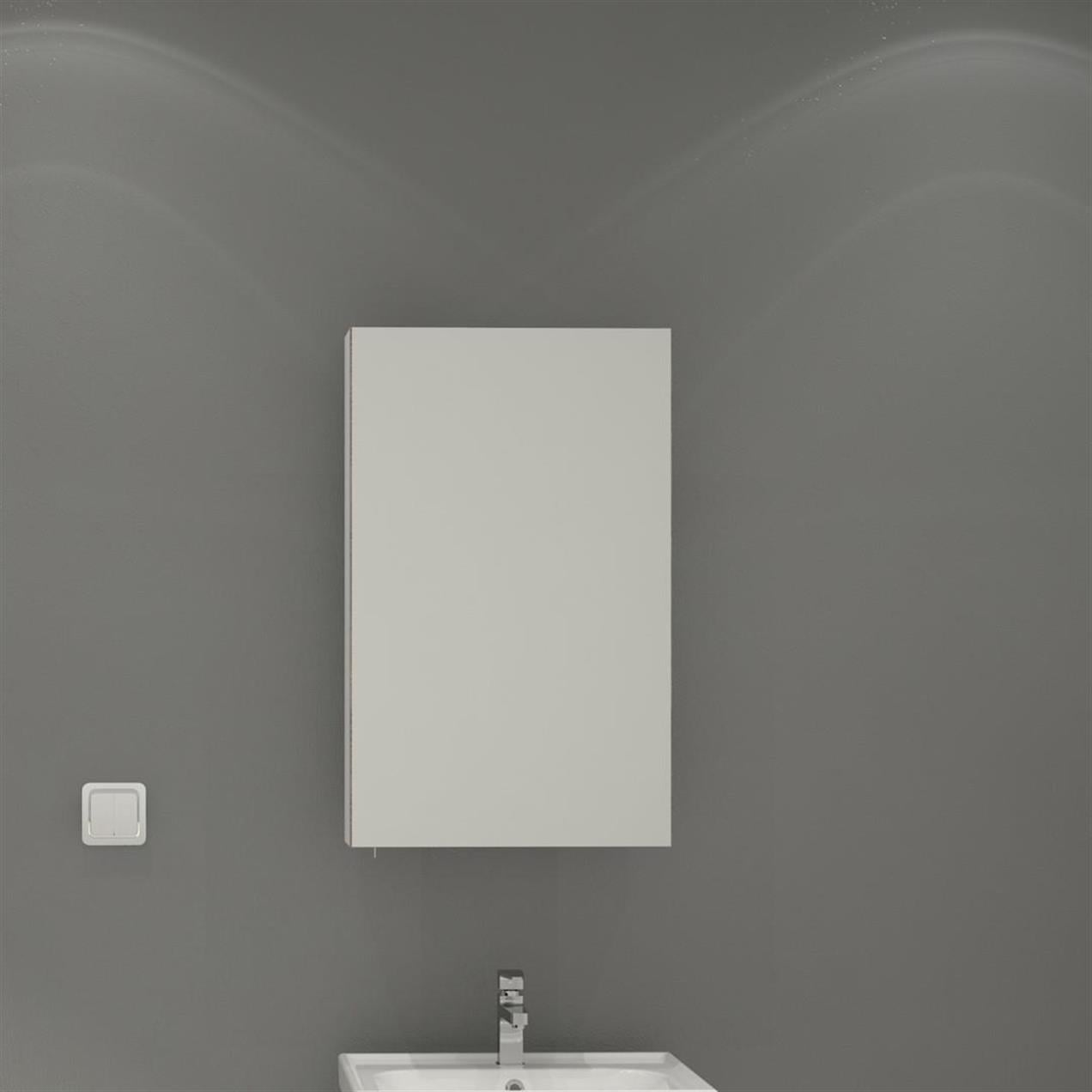 Denko Terra 50 cm MDF Sakramento Banyo Dolabı Aynalı Üst Modül