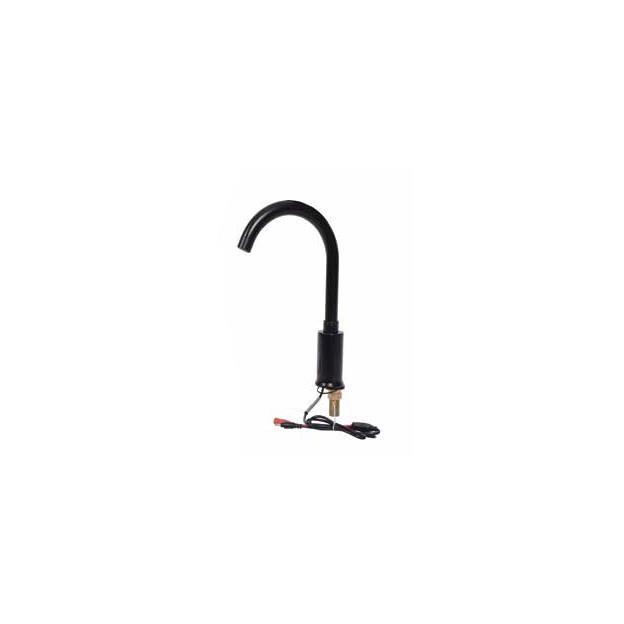 Gms Fotoselli Sensörlü Siyah Lavabo Musluk Bataryası Çift Girişli FT005-S