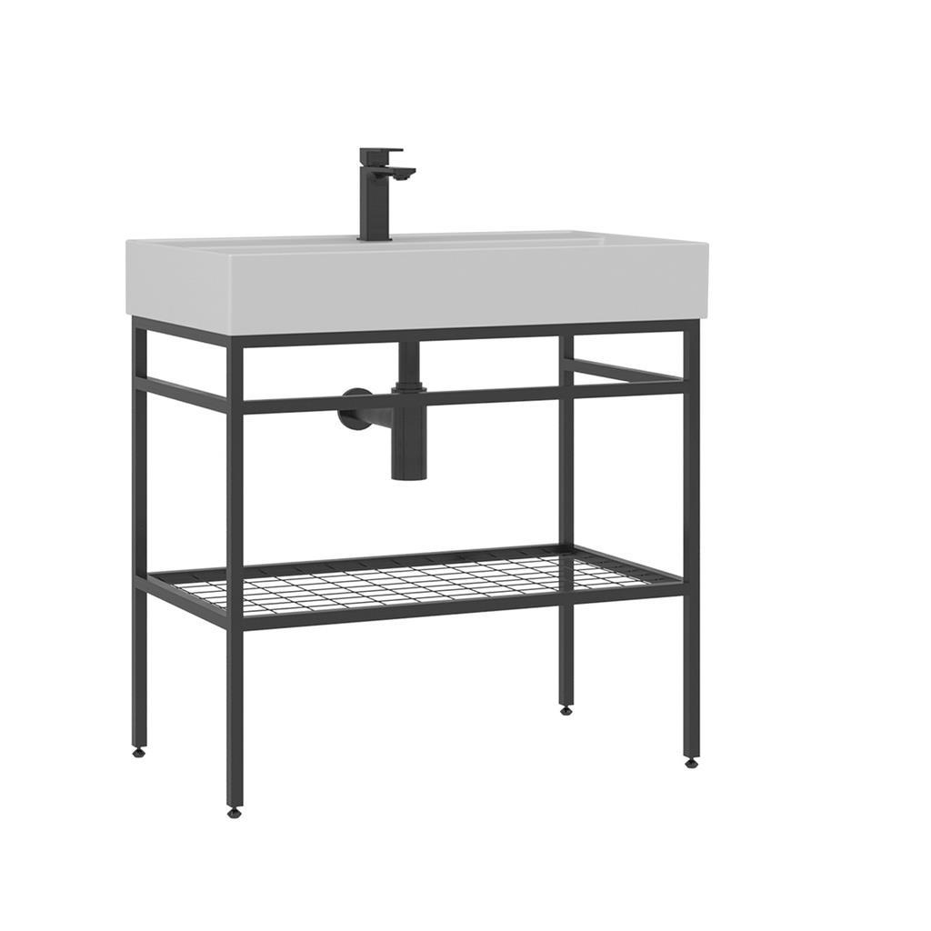 Orka Capetown 80 cm Beyaz Banyo Dolabı Alt Modül ve Lavabo