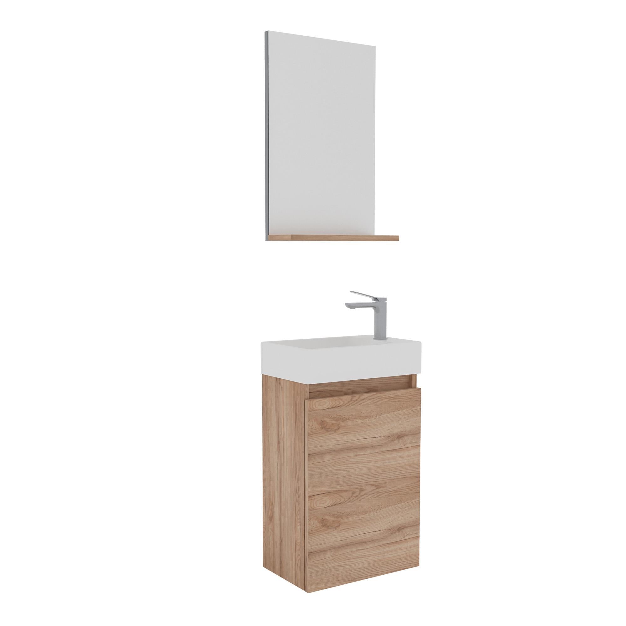 Orka Conza 45 cm Legnano Banyo Dolabı Takımı 