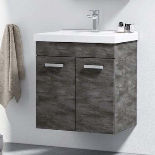 Orka Enez 65 cm İrony Banyo Dolabı Alt Modül ve Lavabo
