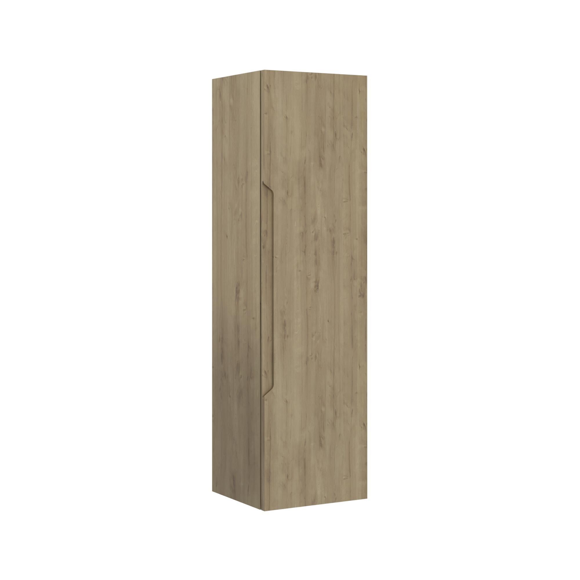 Orka Messina 40 cm Meşe Banyo Çamaşır Boy Dolabı