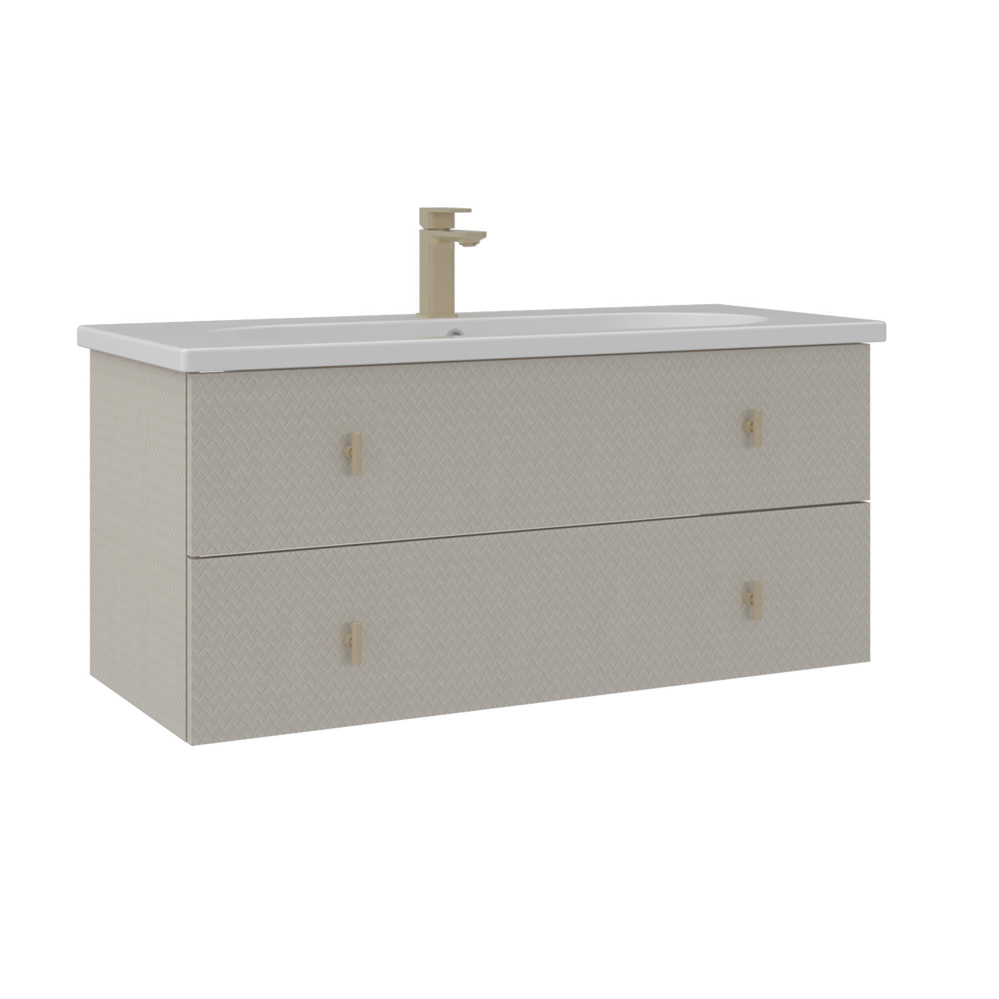 Orka Milazzo 100 cm Callisto Banyo Dolabı Alt Modül Lavabo
