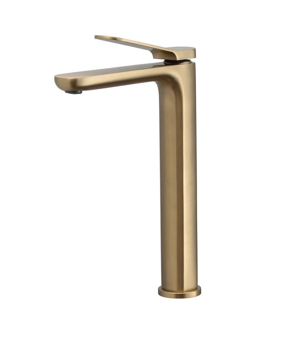 Orka Moderna Yüksek Lavabo Bataryası / Fırça Altın MDR73107BG