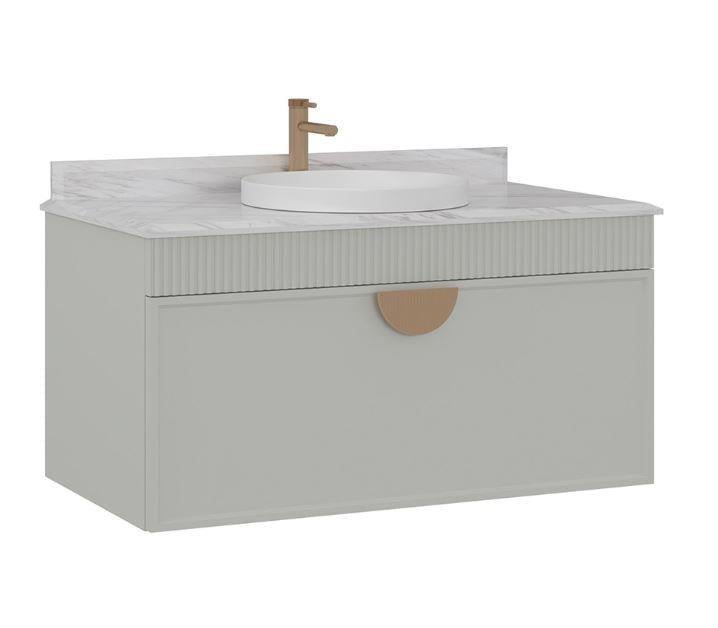 Orka Molino 120 cm Kaşmir Banyo Dolabı Alt Modül ve Lavabo