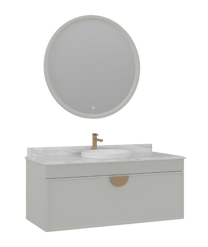 Orka Molino 120 cm Kaşmir Banyo Dolabı Takımı