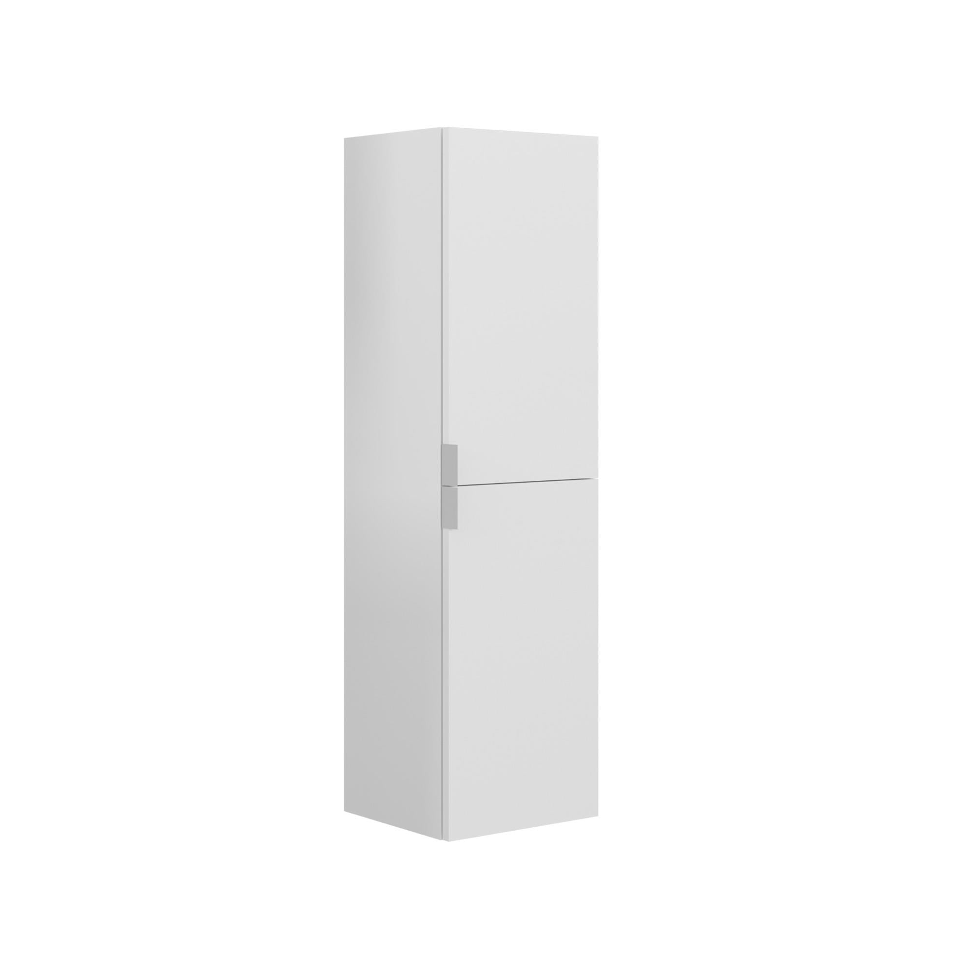 Orka Purus 40 cm Parlak Beyaz Banyo Çamaşır Boy Dolabı