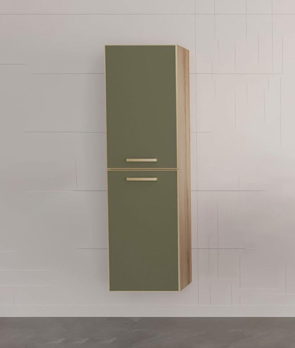 Orka Salerno 40 cm Mat Sardunya Banyo Çamaşır Boy Dolabı
