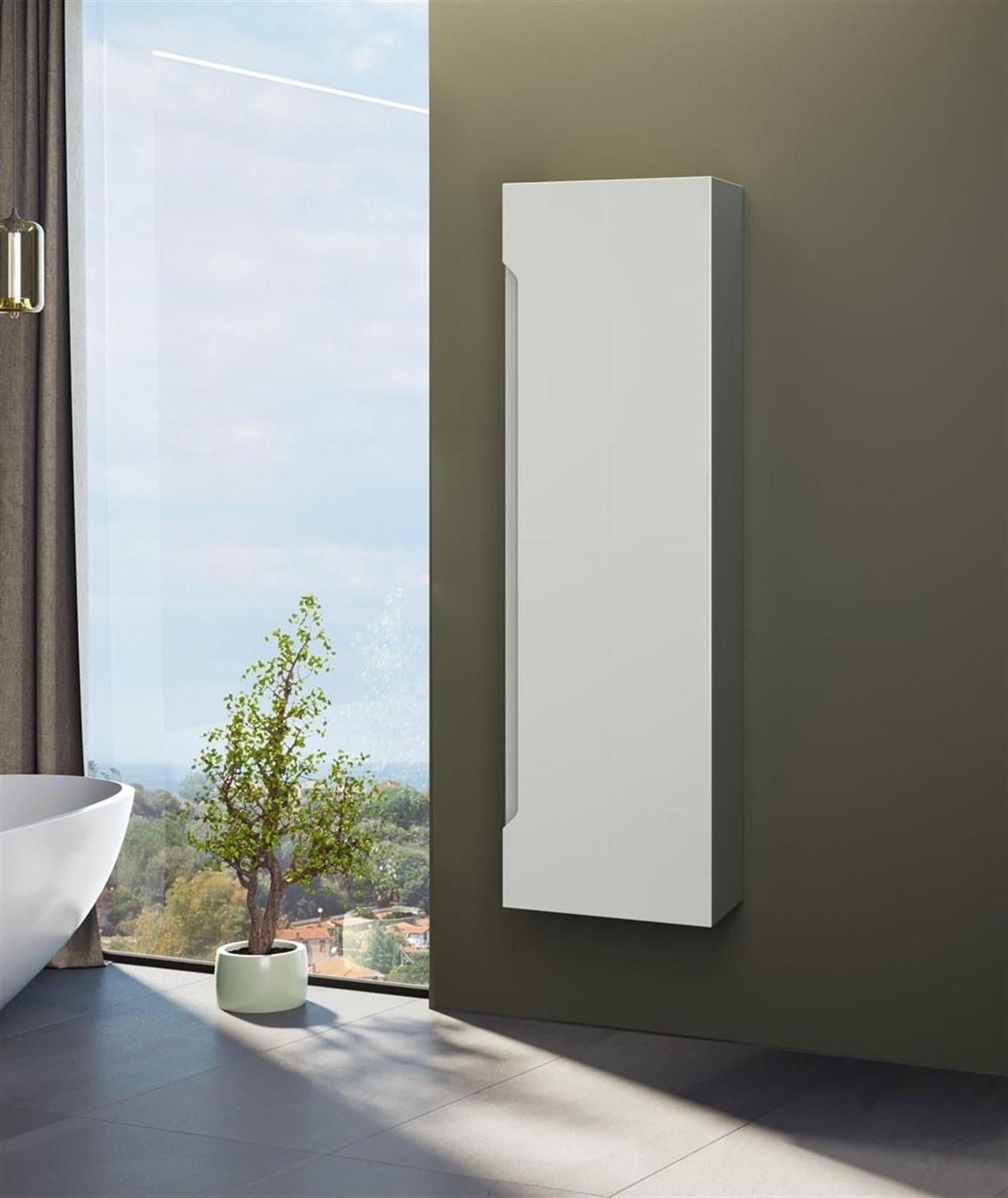 Orka Varna 40 cm MDF Mat Kaşmir Banyo Boy Dolabı