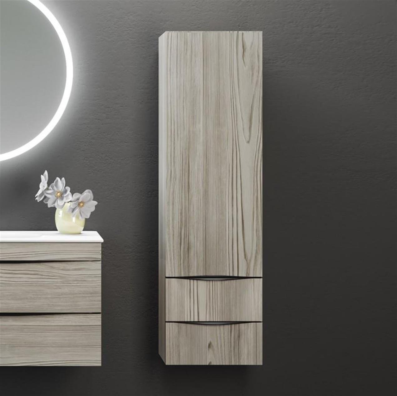 Orka Vento 40 cm MDF Dublin Banyo Boy Çamaşır Dolabı