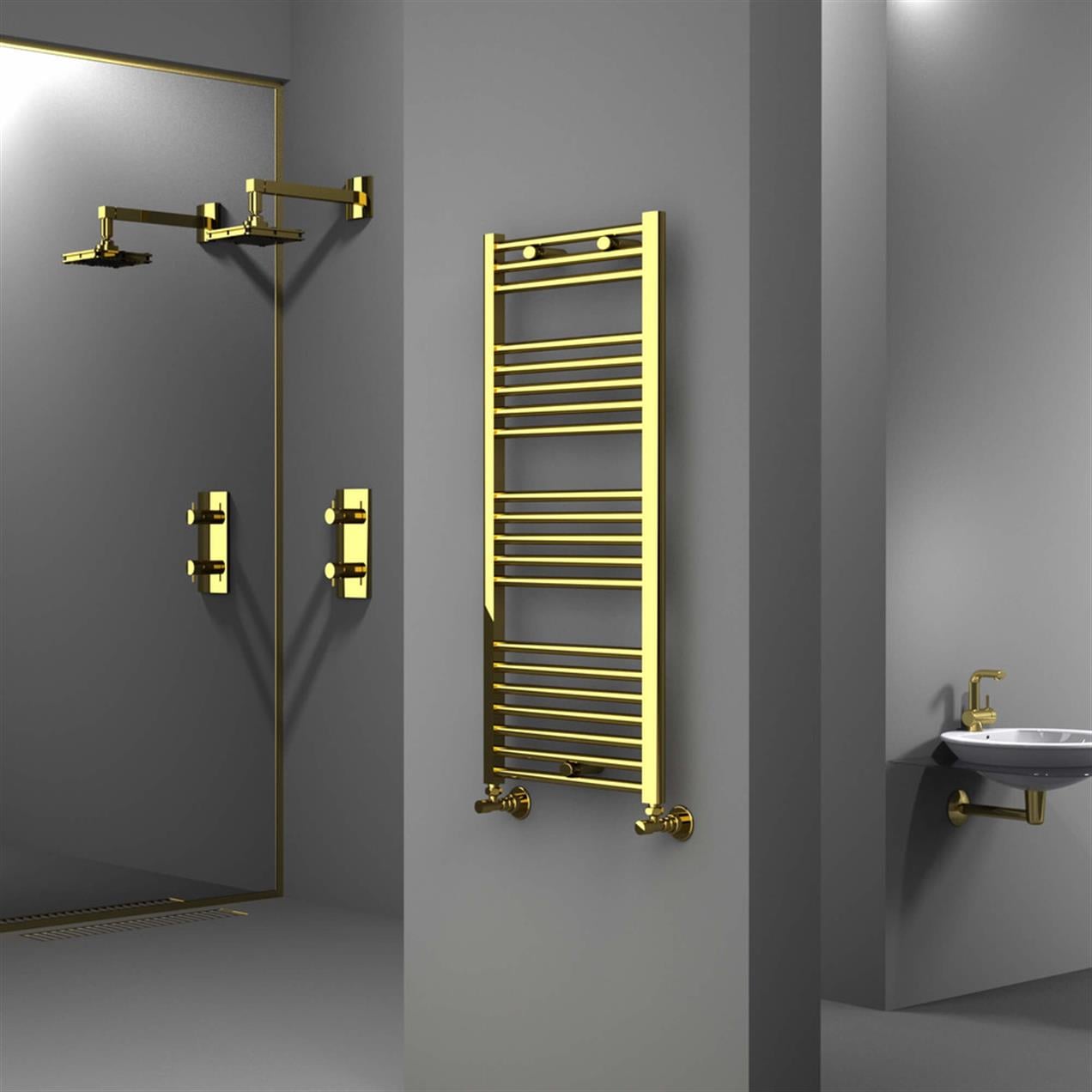 Radiva Haiti Banyo Havlupan 50x110 Altın Renkli