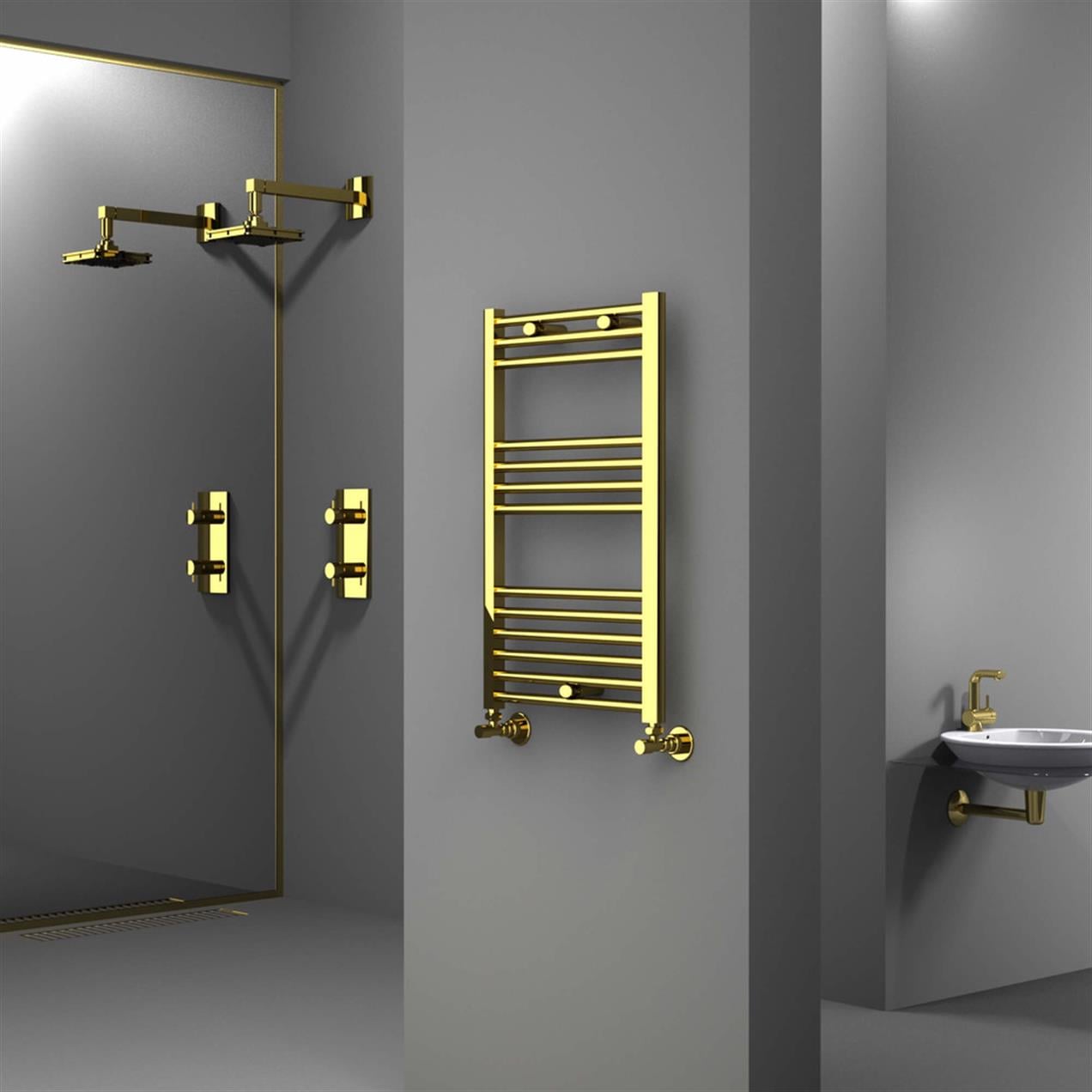 Radiva Haiti Banyo Havlupan 50x80 Altın Renkli