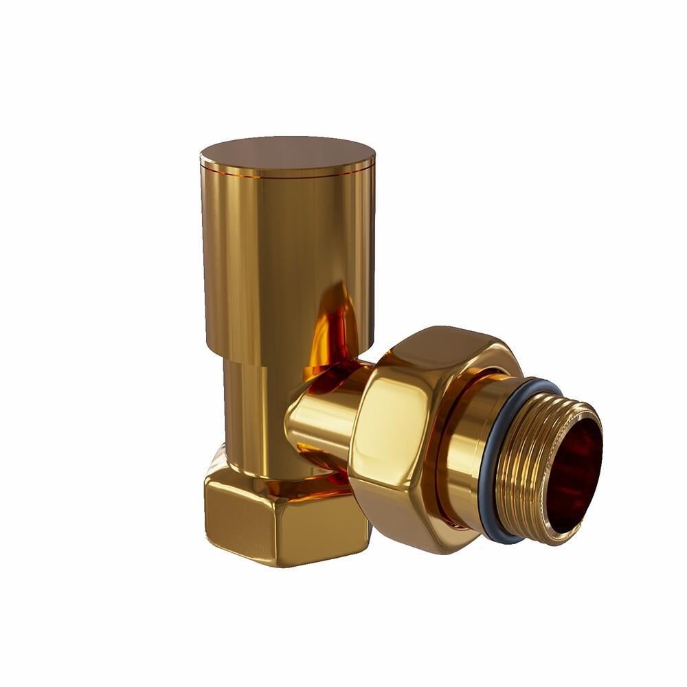 Radiva Havlupan Radyatör Vanası 1/2'' Altın Köşe (Metal Volanlı)