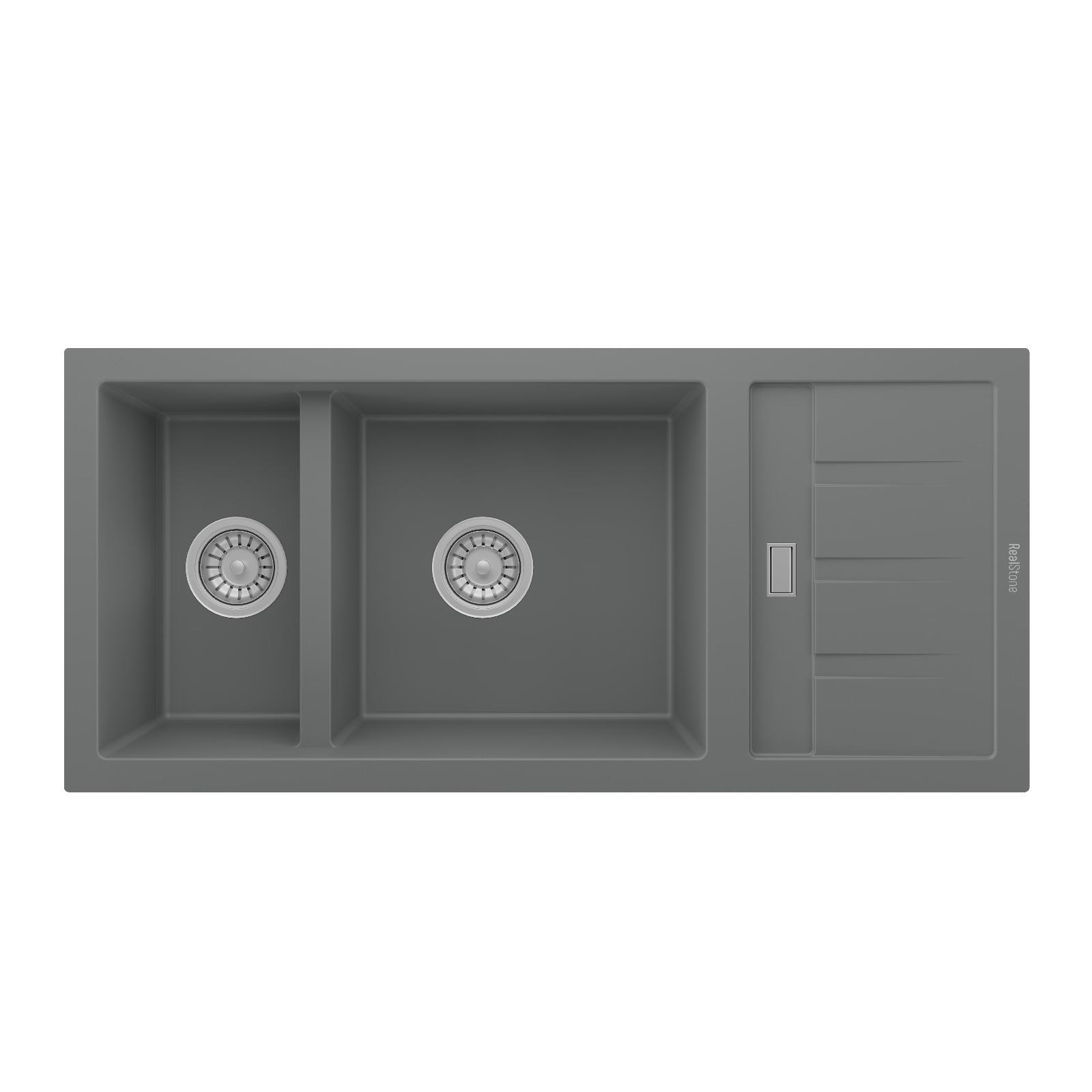 RealStone Artemis Eviye Gri 100x50 cm