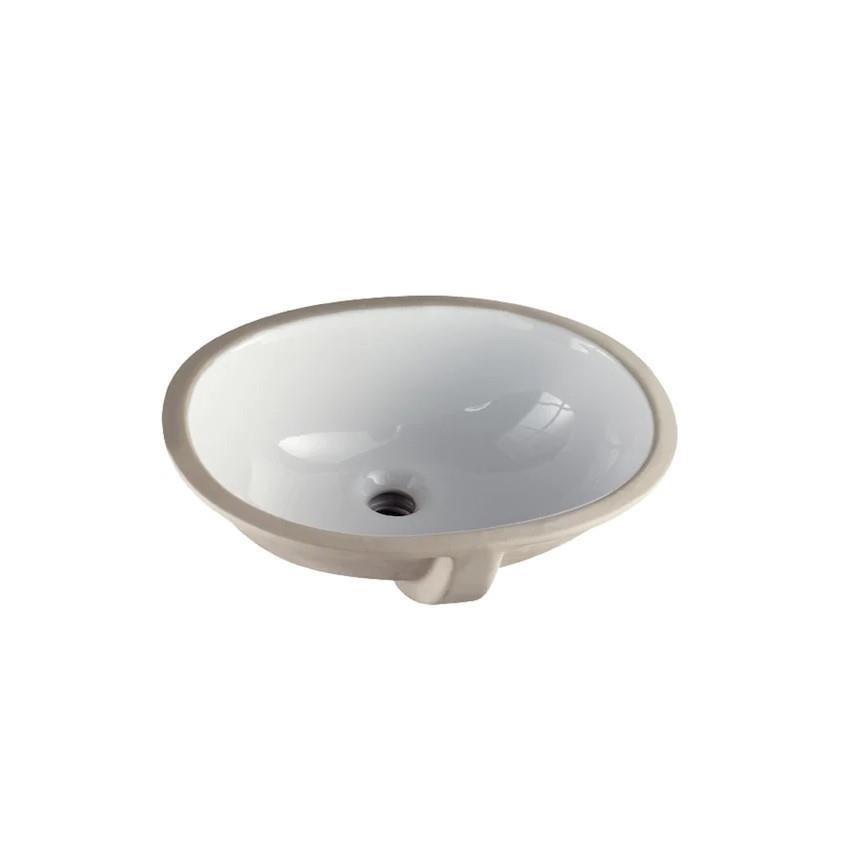 Turkuaz Cerastyle Tezgah Altı Hilton Yapıştırma Lavabo 35*30 cm
