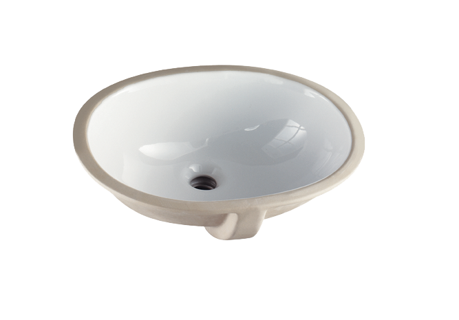 Turkuaz Cerastyle Tezgah Altı Hilton Yapıştırma Lavabo 44*34 cm